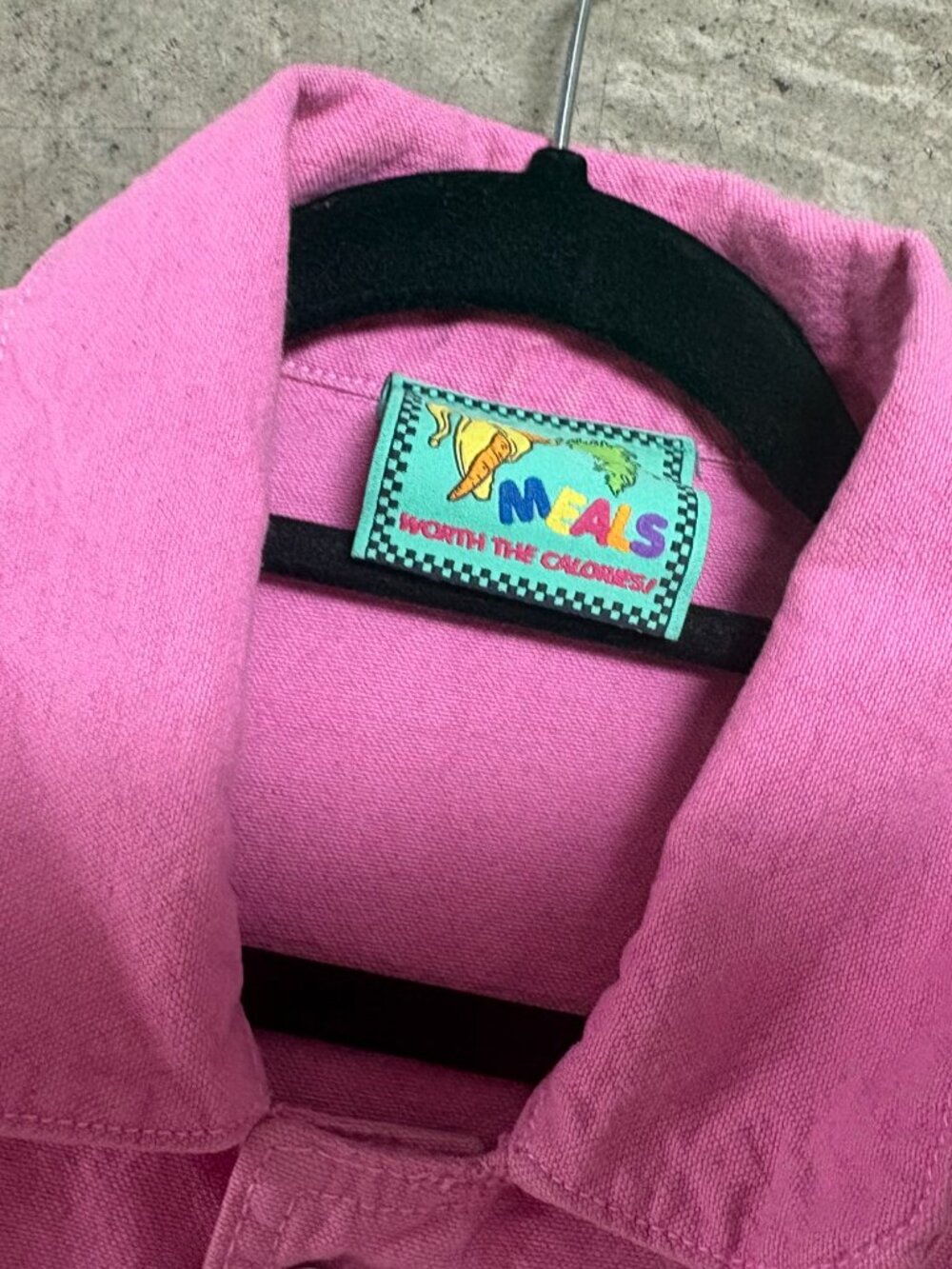 Meals Forager Chore Jacket in Donut Pink, Size Small - Picture 4 of 5